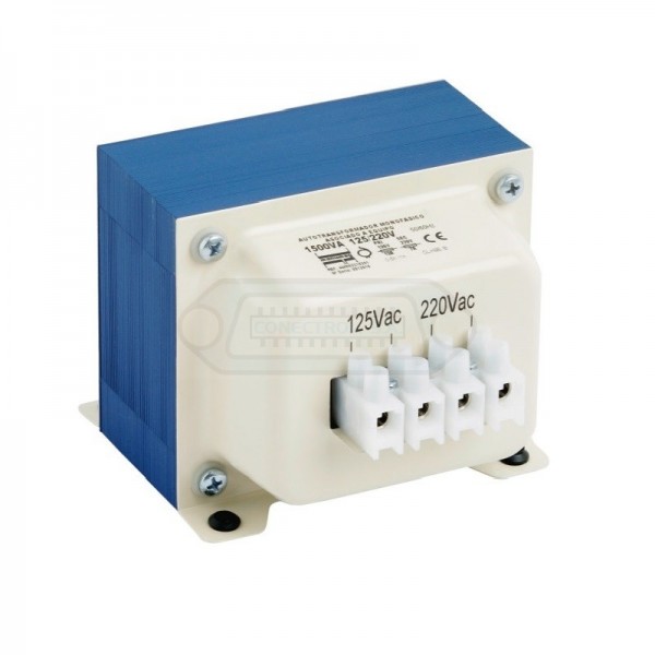 AUTOTRANSFORMADOR 1500VA REVERSIBLE 125-220VAC
