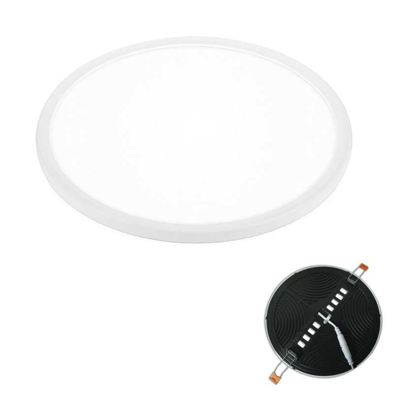 DOWNLIGHT LED EMPOTRAR Ø225mm 22W 6500K LUZ FRIA CORTE AJUSTABLE