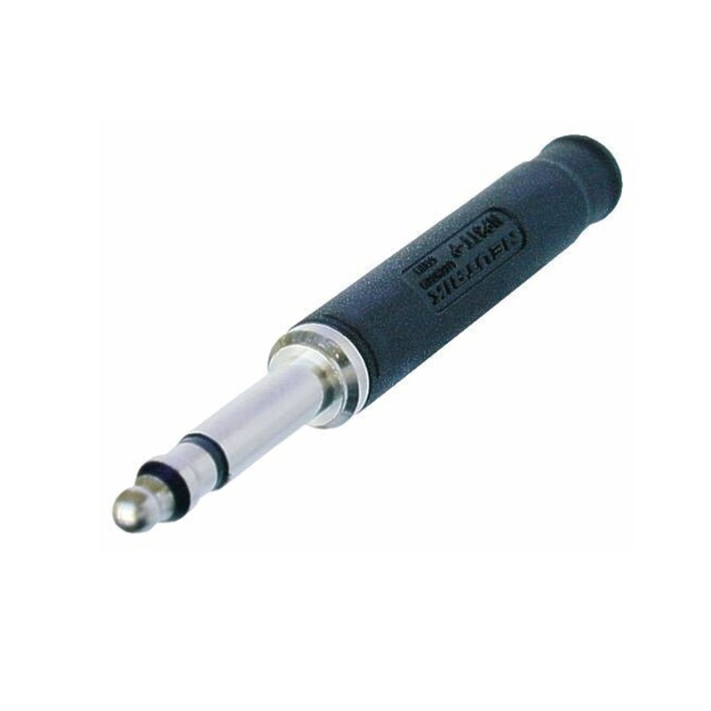 CONECTOR BANTAM MACHO 4.4mm  ESTÉREO NEUTRIK NEGRO