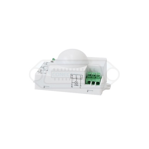DETECTOR DE MOVIMIENTO POR MICROONDAS 220V.