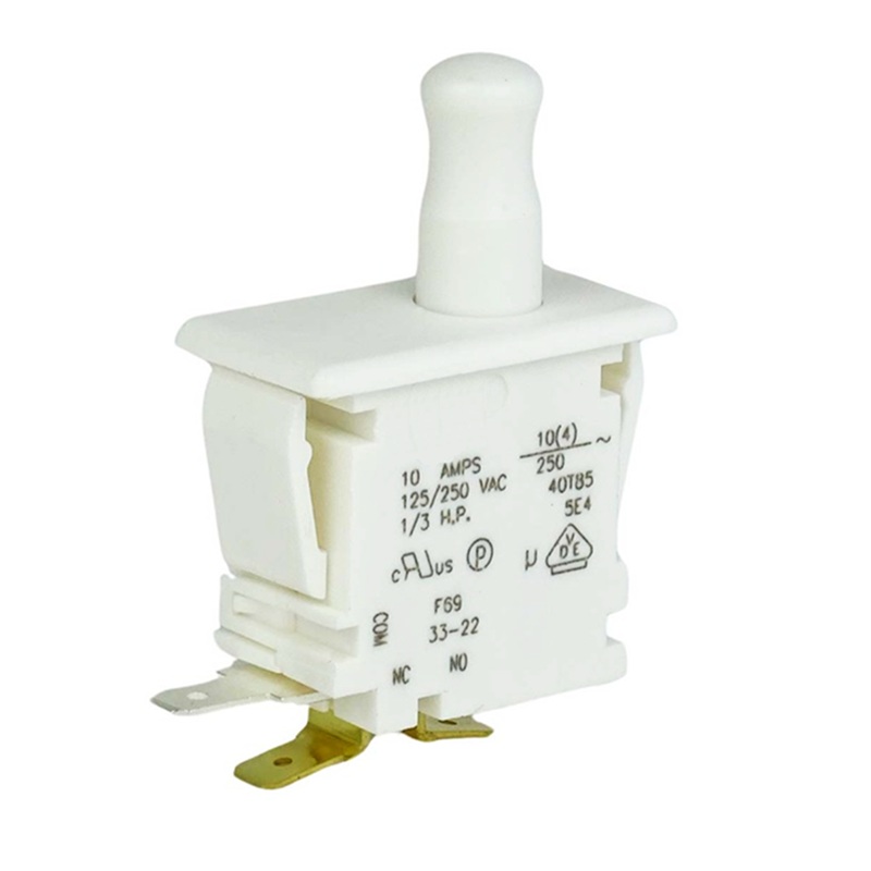 MICRO INTERRUPTOR 1NA+1NC 10A/250VAC BOTÓN PANEL