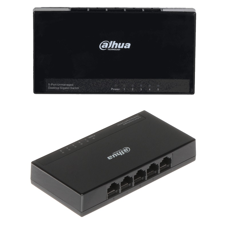 SWITCH ETHERNET 5P GIGABIT DAHUA ESCRITORIO