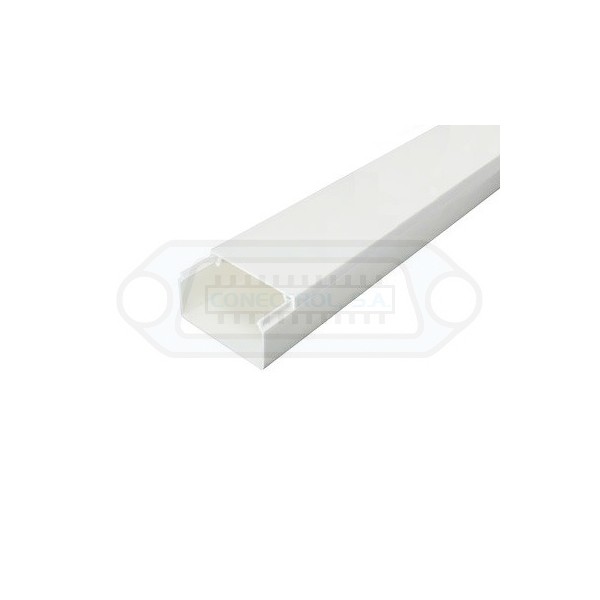 CANALETA RÍGIDA 70 MM. X 40 MM. TIRA DE 2 MTS. MARFIL