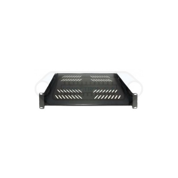 BANDEJA FIJA FRONTAL 19" 2U 400MM PARA RACK F-600M