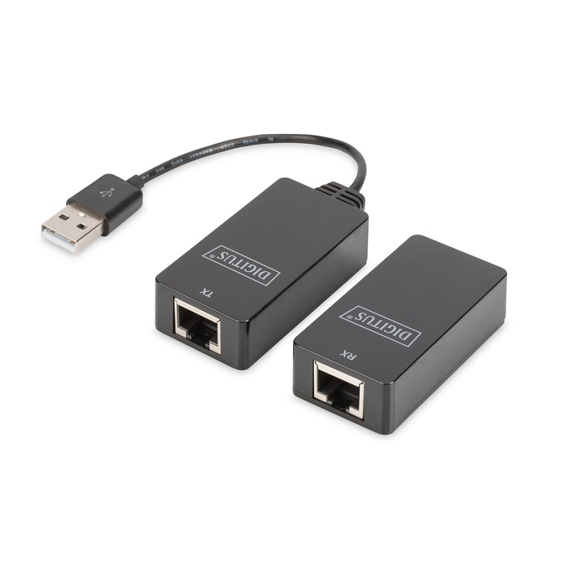 EXTENSOR USB CABLE CAT 5E/6 DIGITUS 45MTS.