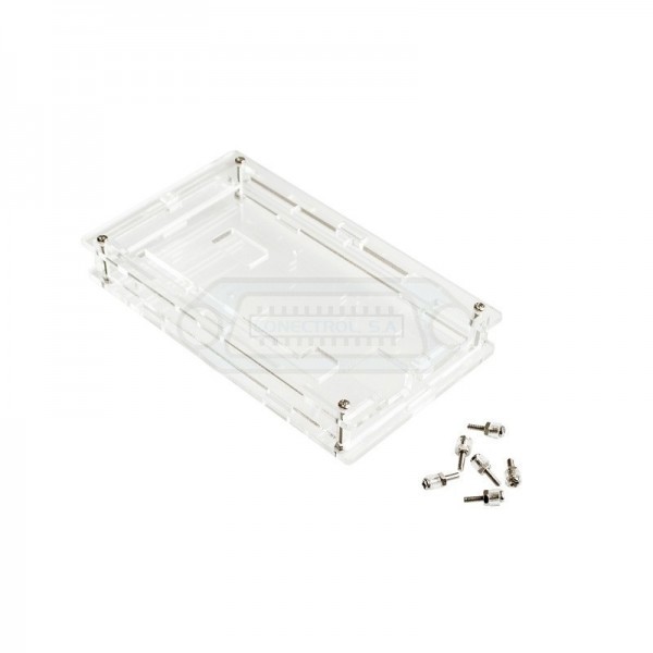 CAJA PARA ARDUINO MEGA 2560 TRANSPARENTE.