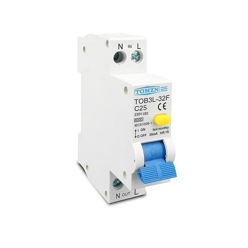 INTERRUPTOR AUTOMATICO DIFERENCIAL 18mm 1P 25A