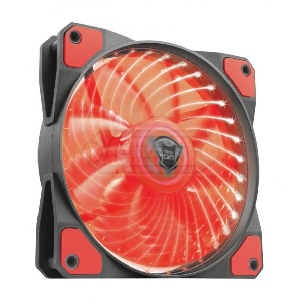 VENTILADOR PC 120MM ILUMINACIÓN LED ROJO
