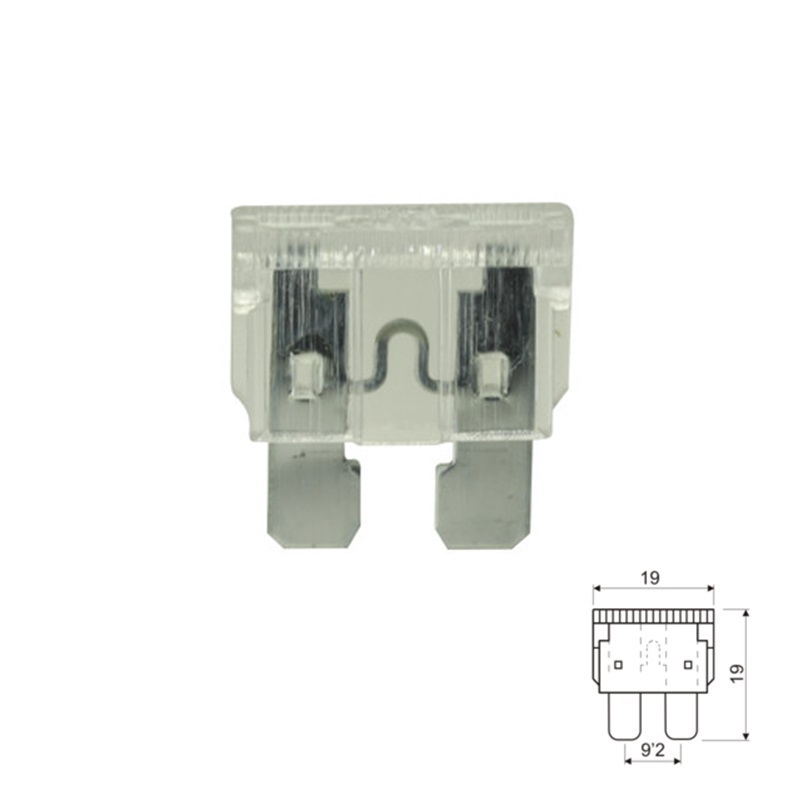 FUSIBLE LAMINADO 19MM COCHE 25A BLANCO