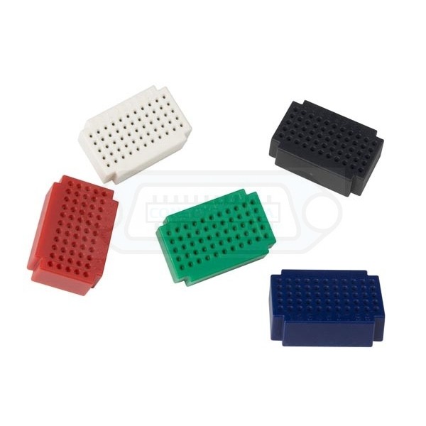 PLACA PROTOBOARD MINI 55 PUNTOS JUEGO 5 UNDS.