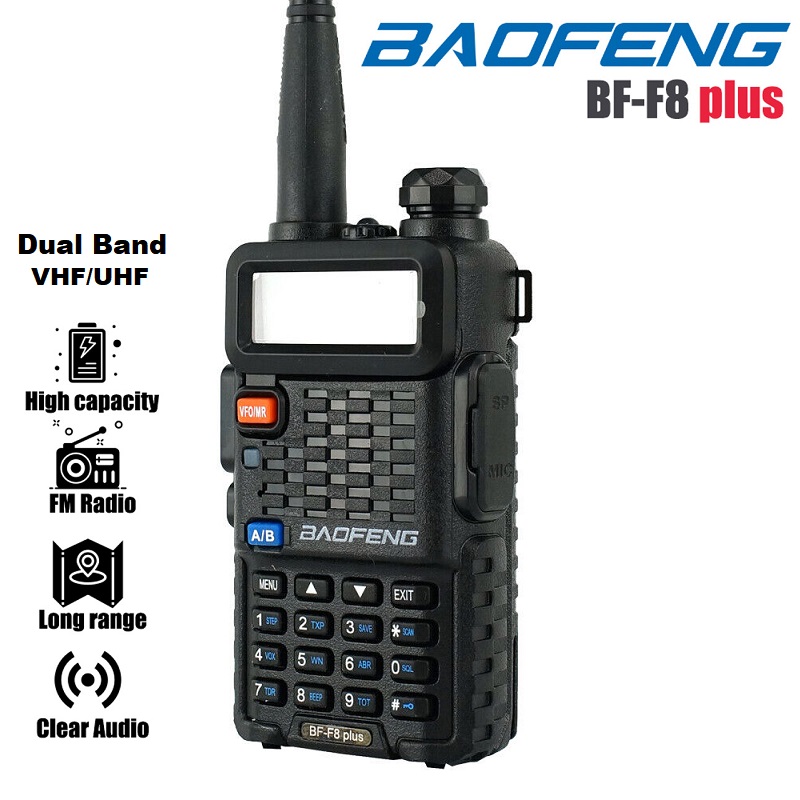 EMISORA BAOFENG BF-F8 PLUS VHF/ UHF DUAL BAND