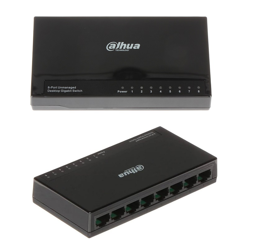 SWITCH ETHERNET 8P GIGABIT DAHUA ESCRITORIO