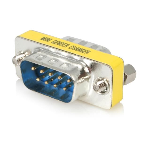 ADAPTADOR SUB-D 9P MACHO - MACHO (PIN TO PIN) MINI