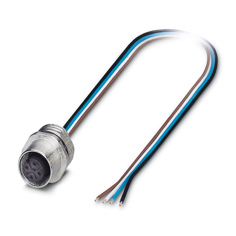 CONECTOR SACC 4P M12 HEMBRA CHASIS CABLE PHOENIX CONTACT