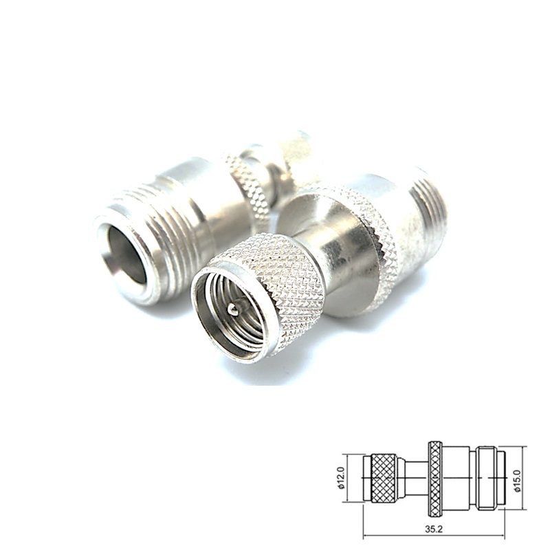 ADAPTADOR MINI UHF MACHO - N HEMBRA
