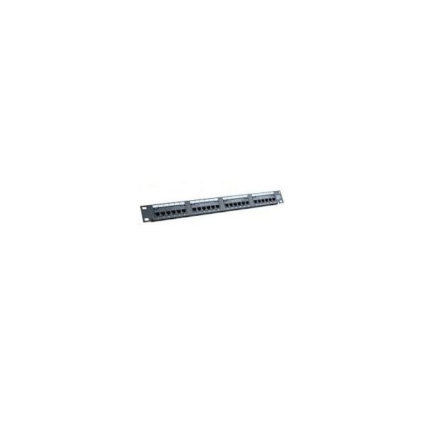 PATCH PANEL 19" RJ45 24P. CAT5 1U
