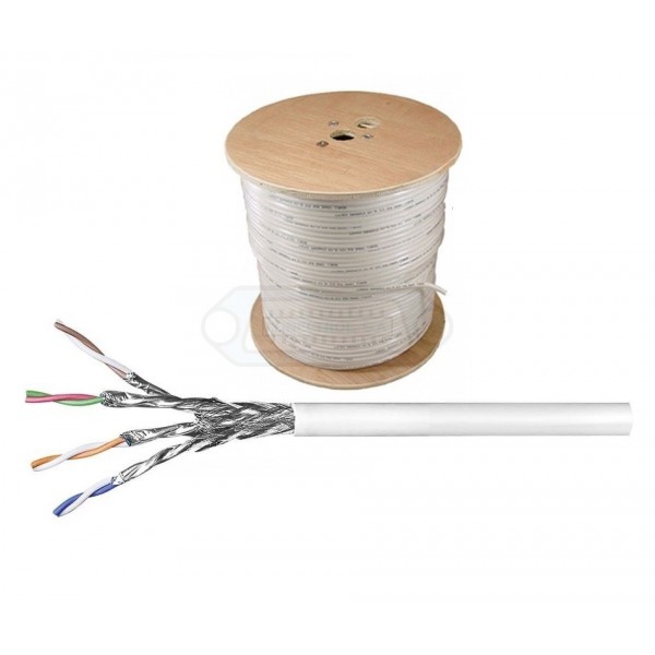BOBINA CABLE S/FTP CAT6 FLEXIBLE LSZH 100m