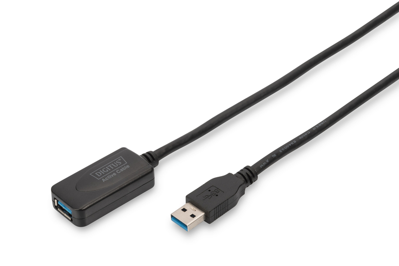 CABLE USB-A 3.0 ALARGADOR M-H AMPLIFICADO DIGITUS 5m