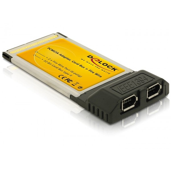 TARJETA PCMCIA FIREWIRE 6P 2 PUERTOS