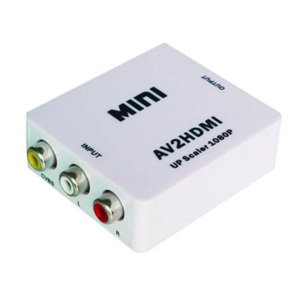 CONVERSOR VÍDEO AV (3 RCA) A HDMI