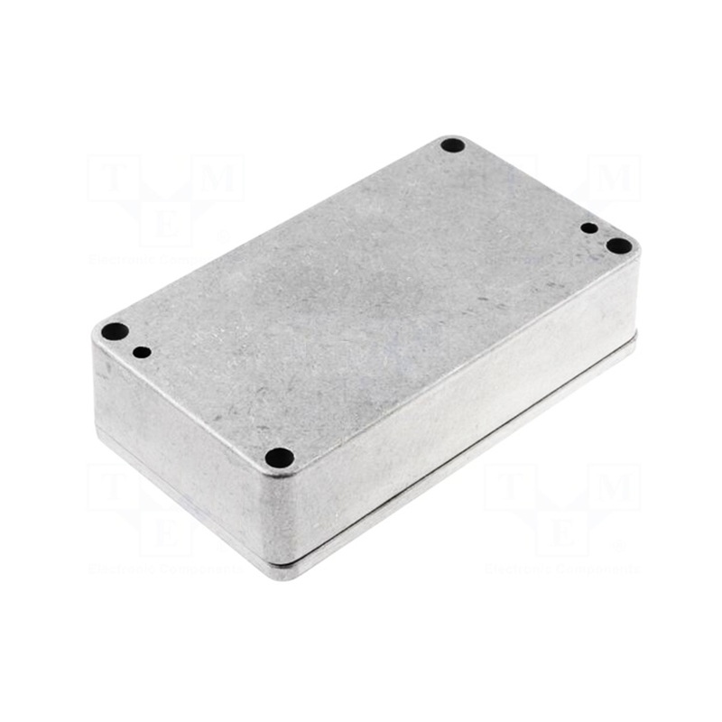 CAJA ESTANCA ALUMINIO 115x65x30mm GRIS