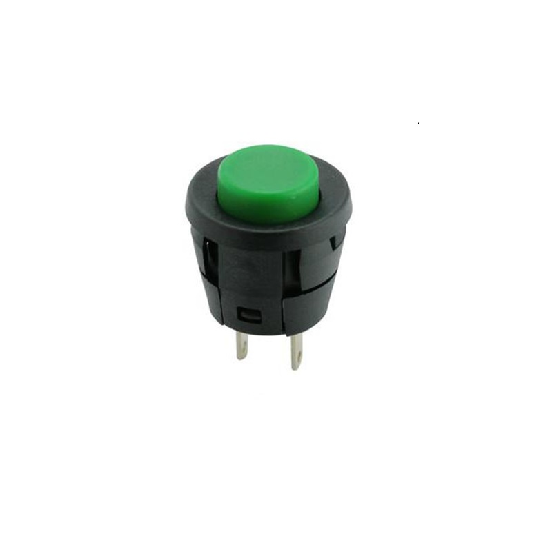 PULSADOR PANEL OFF-ON NO (ABIERTO) 2A/250V VERDE