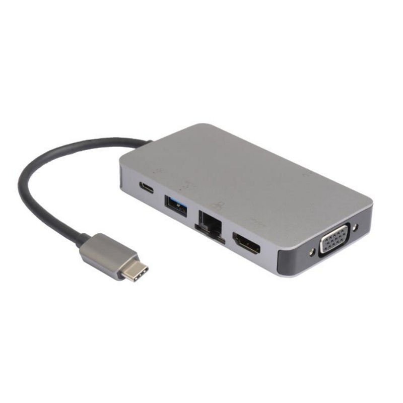 MINI DOCK USB-C 3.2 GEN1 (3.1 GEN1) MULTIPUERTO