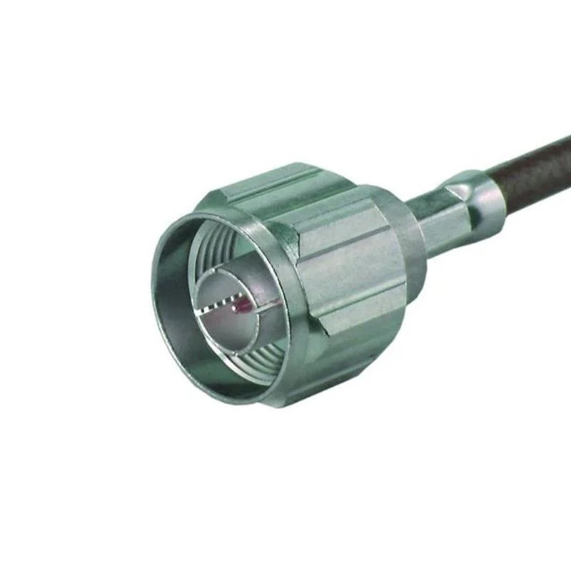 CONECTOR N MACHO AÉREO RECTO CRIMPAR RG58 SUHNER 11N50-3-28/133NE