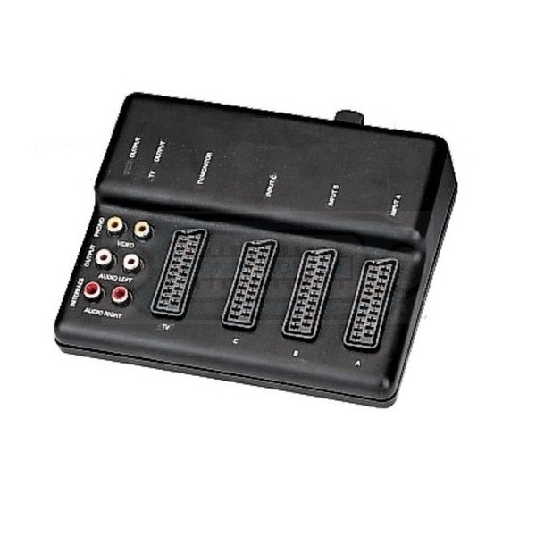 CONMUTADOR AUTO EUROCONECTOR DISTRIBUIDOR A/V RCA
