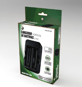 CARGADOR PORTÁTIL BATERÍAS LI-ION 18650 3.7V - Imagen 3