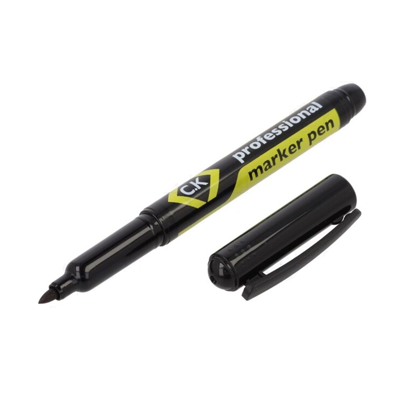 ROTULADOR PERMANENTE IMPERMEABLE CK T1130 1mm. NEGRO