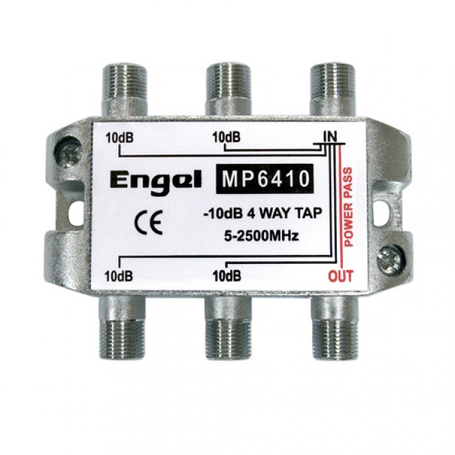 DERIVADOR TV/SAT ENGEL 4 SALIDAS 10DB 5-2500MHZ