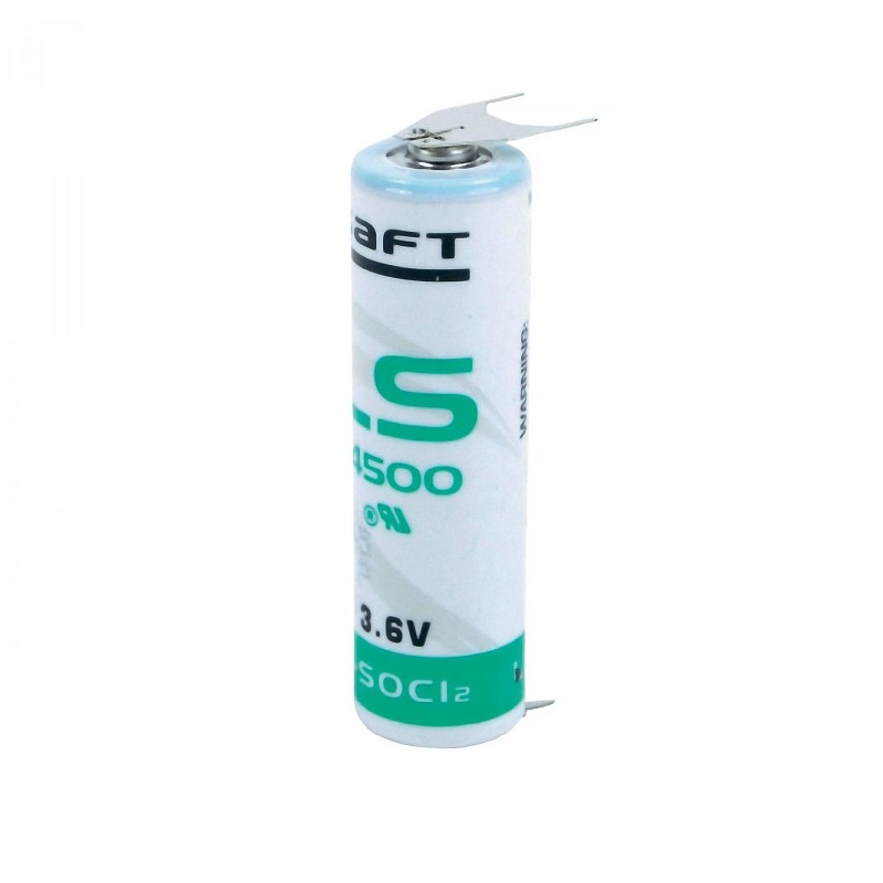 PILA LITIO 3.6V SAFT (AA) 2600mAh LS145003PF PCB 3 PINES