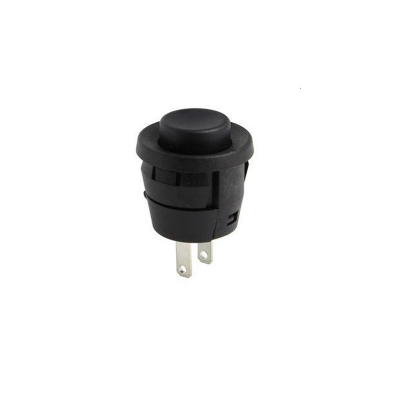 PULSADOR PANEL OFF-ON NO (ABIERTO) 2A/250V NEGRO