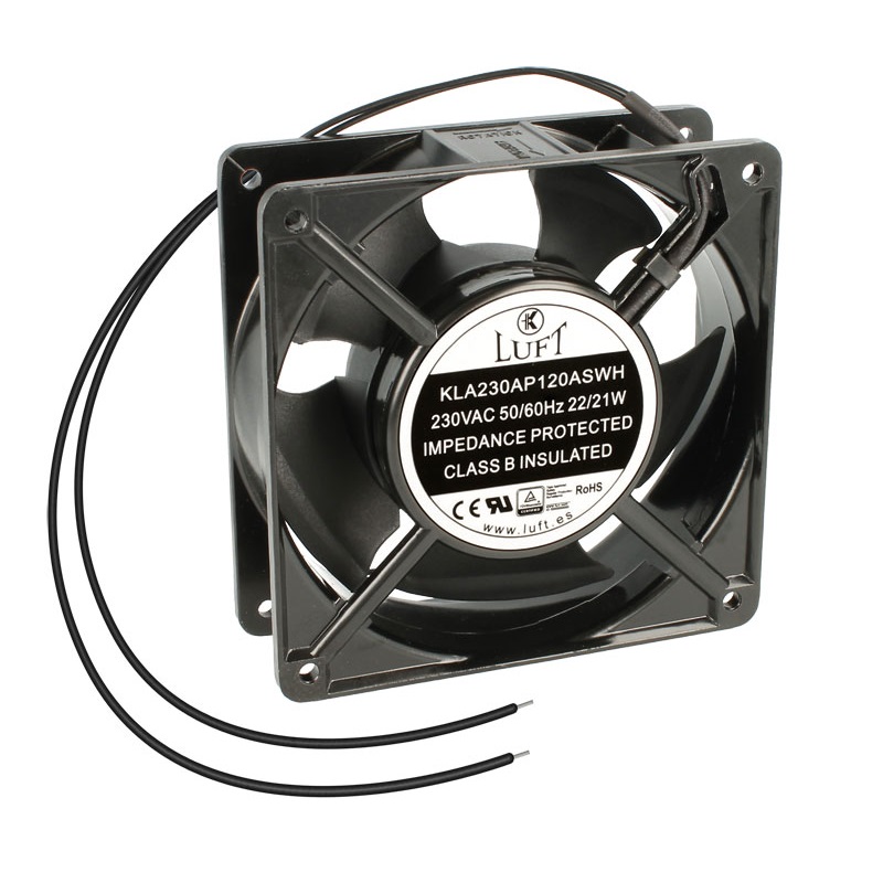 VENTILADOR AXIAL AC 220V 120x120x38mm 22W COJINETE