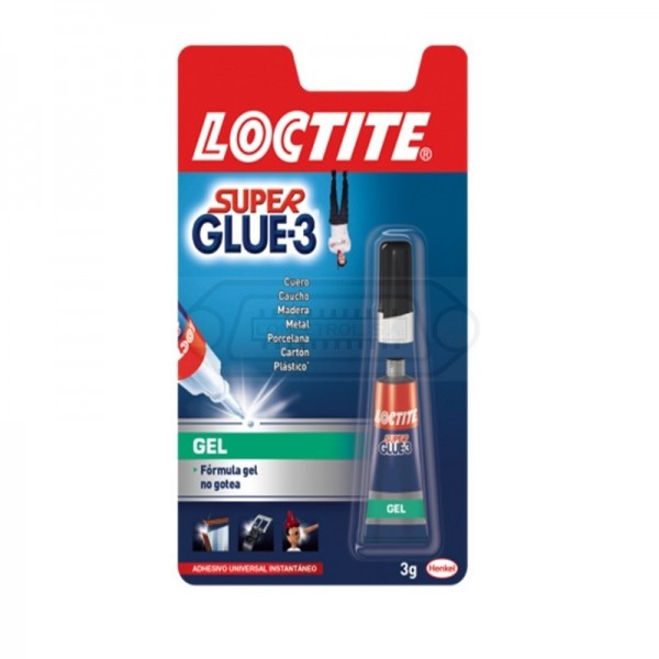 PEGAMENTO SUPER GLUE-3 POWER GEL 3GR.