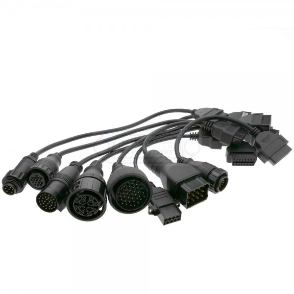 KIT 8 ADAPTADORES OBD-2 DIAGNOSTICO CAMIONES