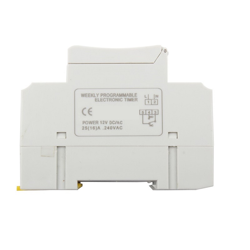 PROGRAMADOR DIGITAL DC/AC 12V 16A CARRIL DIN - Imagen 5
