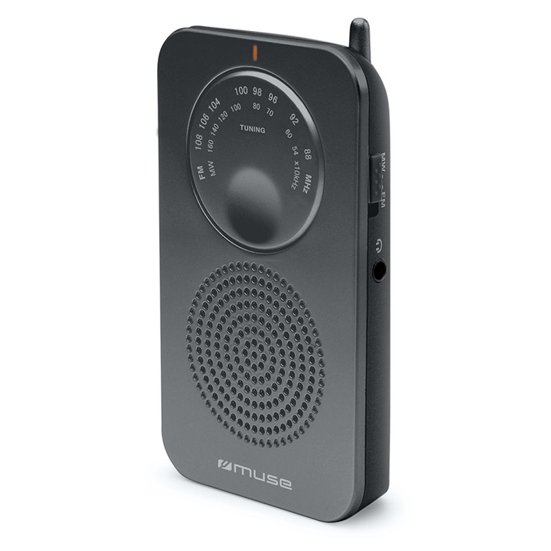 RADIO ANÁLOGICA DE BOLSILLO FM/AM MUSE M-01RS