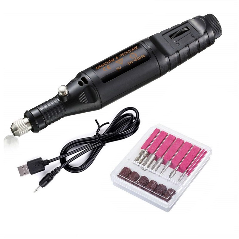 MINI TALADRO PORTÁTIL 5V USB CON ACCESORIOS