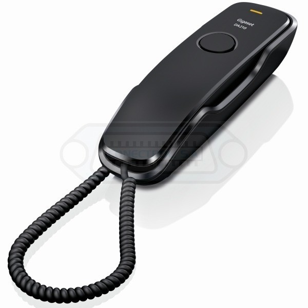 TELÉFONO FIJO COMPACTO GIGASET DA210 NEGRO