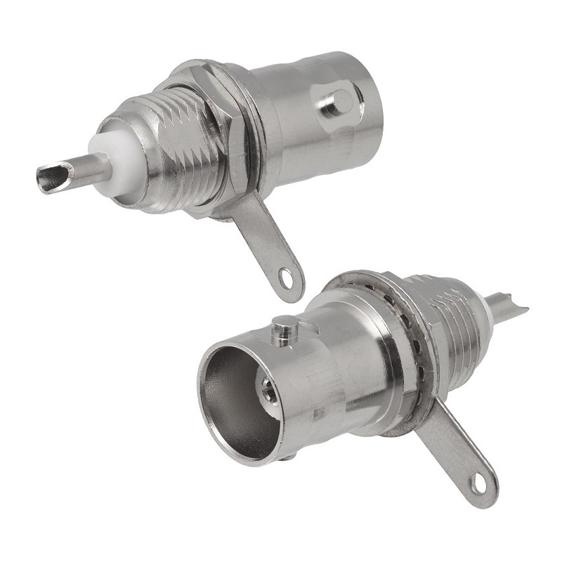 CONECTOR BNC HEMBRA PANEL ROSCA SOLDAR