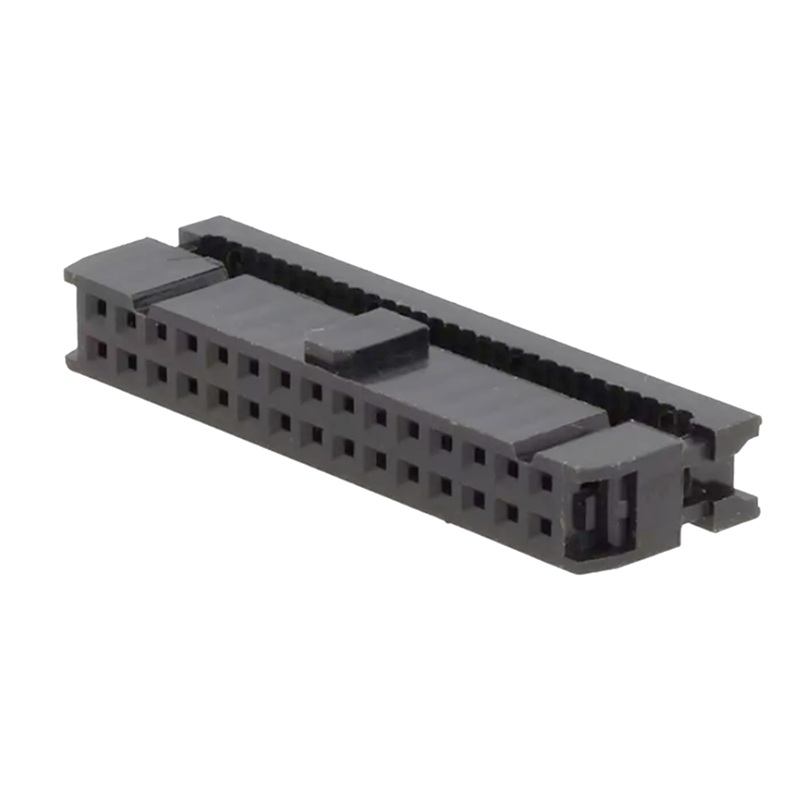 CONECTOR IDC 30P (2Lx15P) HEMBRA 2.54mm CRIMPAR CINTA PLANA