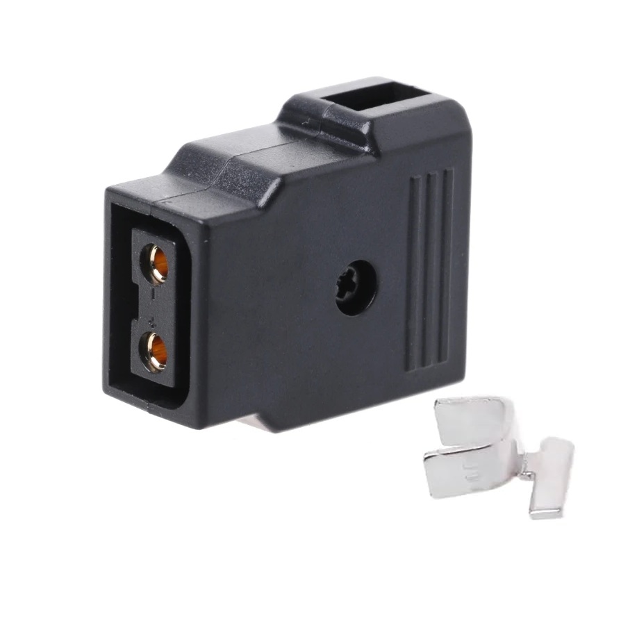 CONECTOR D-TAP 2P HEMBRA AÉREO (ALTA POTENCIA) NEGRO