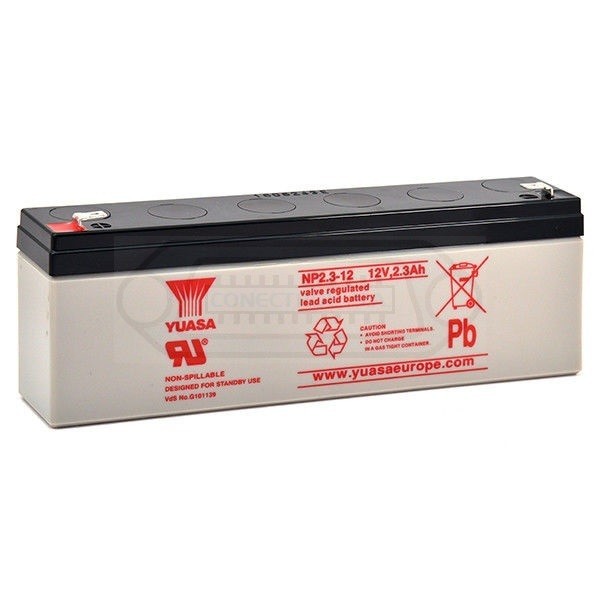 BATERÍA PLOMO AGM YUASA 12V 2.3Ah