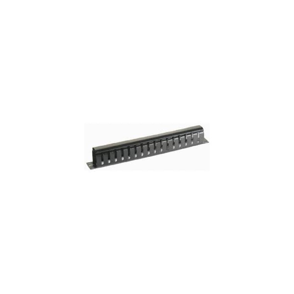PANEL PASACABLES 19" 1U CON TAPA
