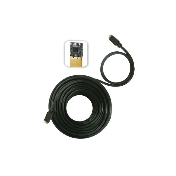 CONEXIÓN HDMI AMPLIFICADO TIPO-A M/M 20 MTS. V1.4 4K&2K