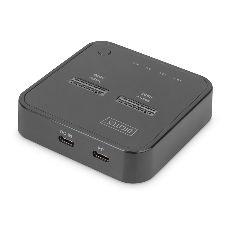 DOCK STATION DUAL SSD M.2 NVME OFFLINE CLONE