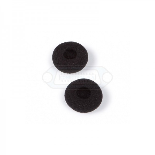 PAREJA ESPONJAS AURICULARES Ø6/19 MM. NEGRO