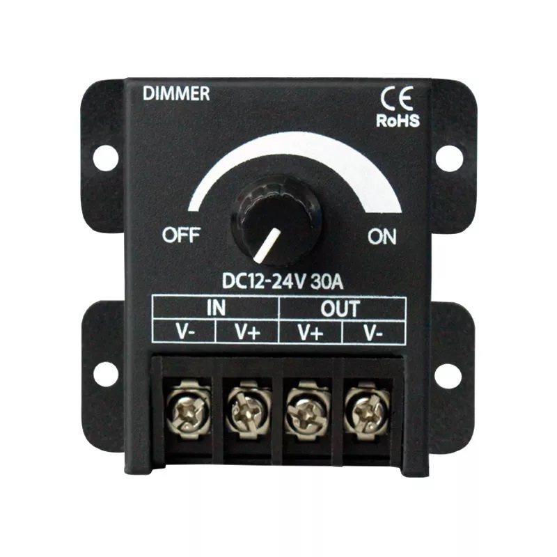 DIMMER REGULADOR LED MONOCOLOR 12-24V DC 30A
